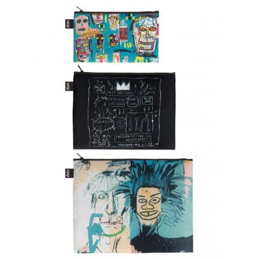 Set Neceseres Loqi Jean M  Basquiat Reflectieve