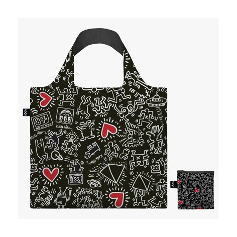 Bolsa Keith Haring Black Pattern