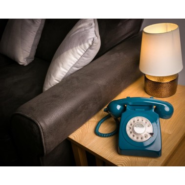 Teléfono Gpo 746 Rotary Azul