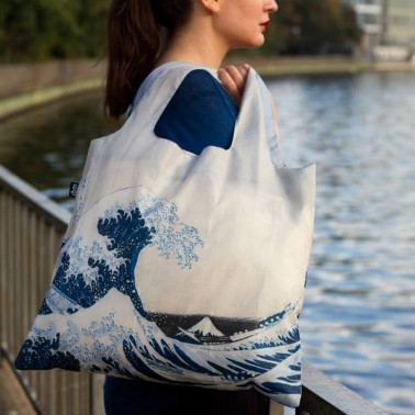 Bolsa Loqi Hokusai The Great Wave