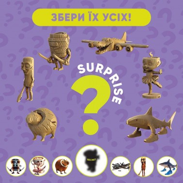Puzzle 3D Collectible SURPRISE CARTONSTERS