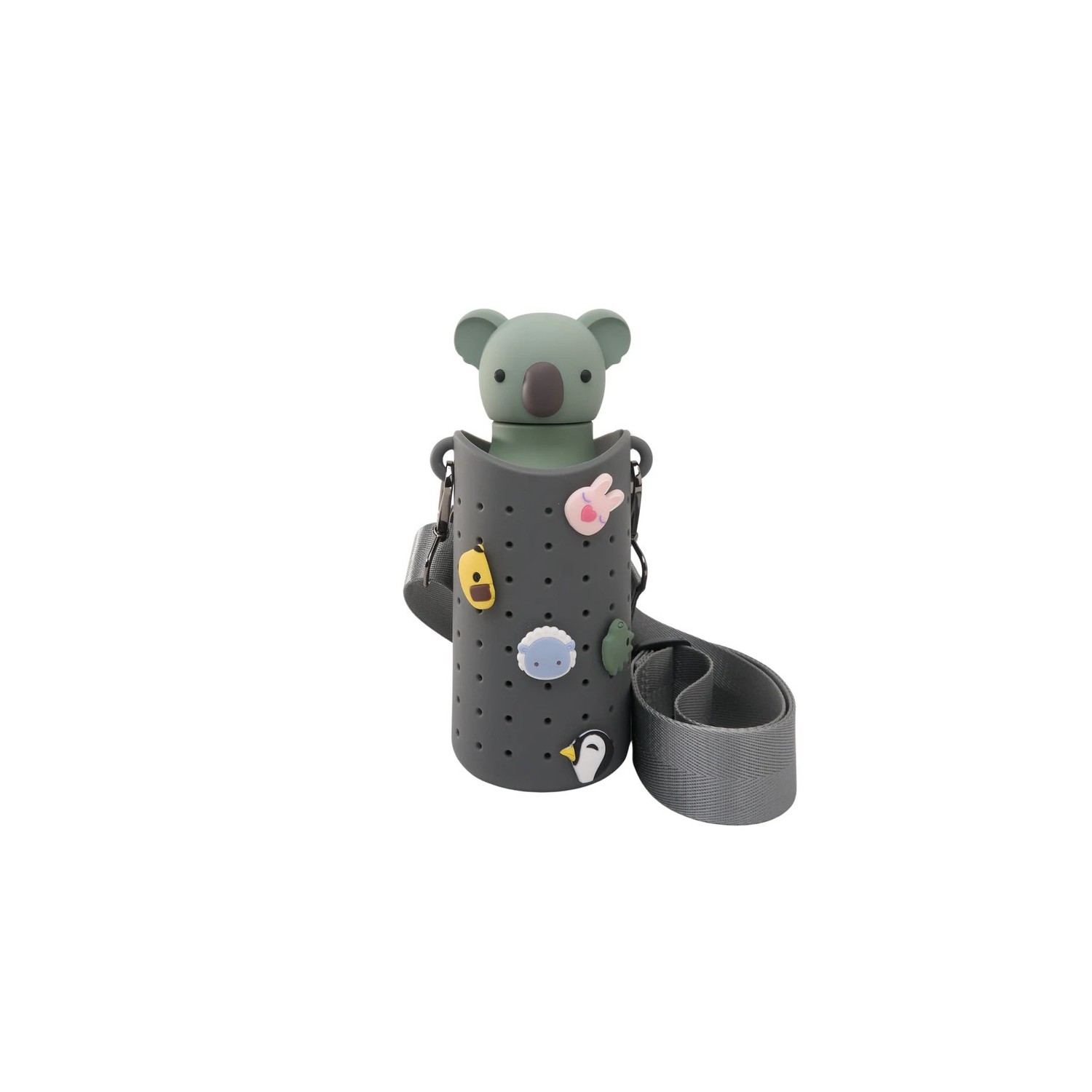 Bestie Porta Botellas Gris
