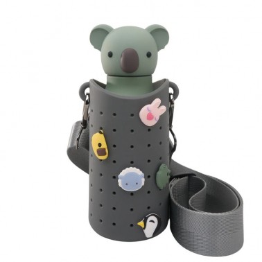 Bestie Porta Botellas Gris