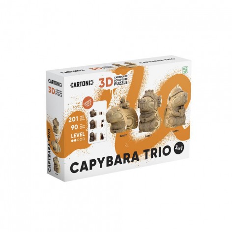 Puzzle 3D Trio CAPYBARA