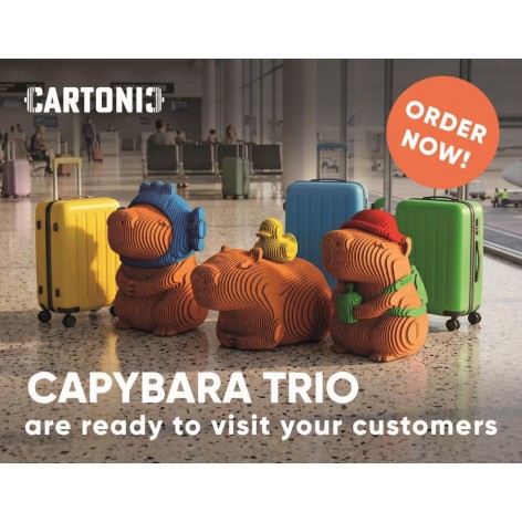 Puzzle 3D Trio CAPYBARA