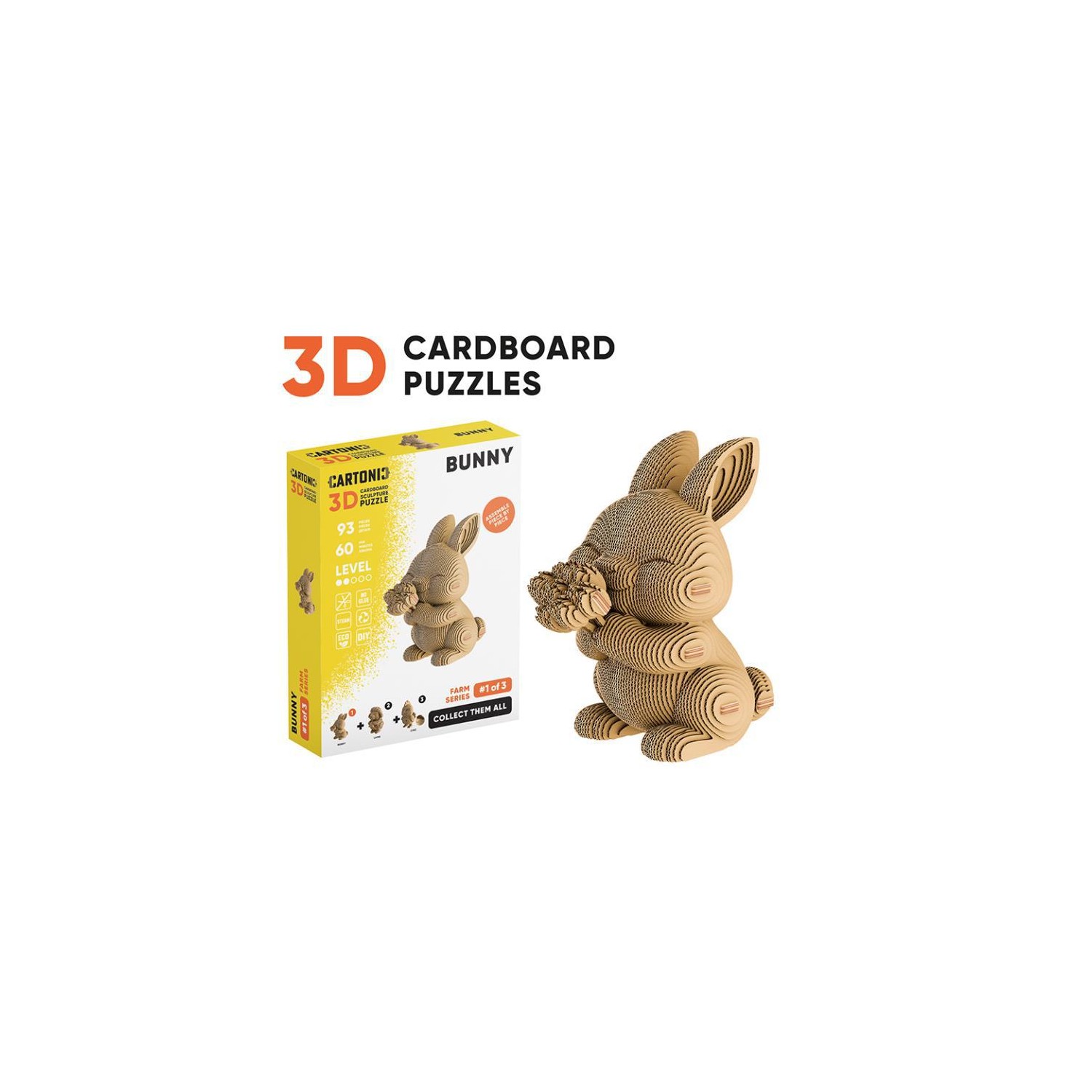 Puzle 3D Collectibles BUNNY