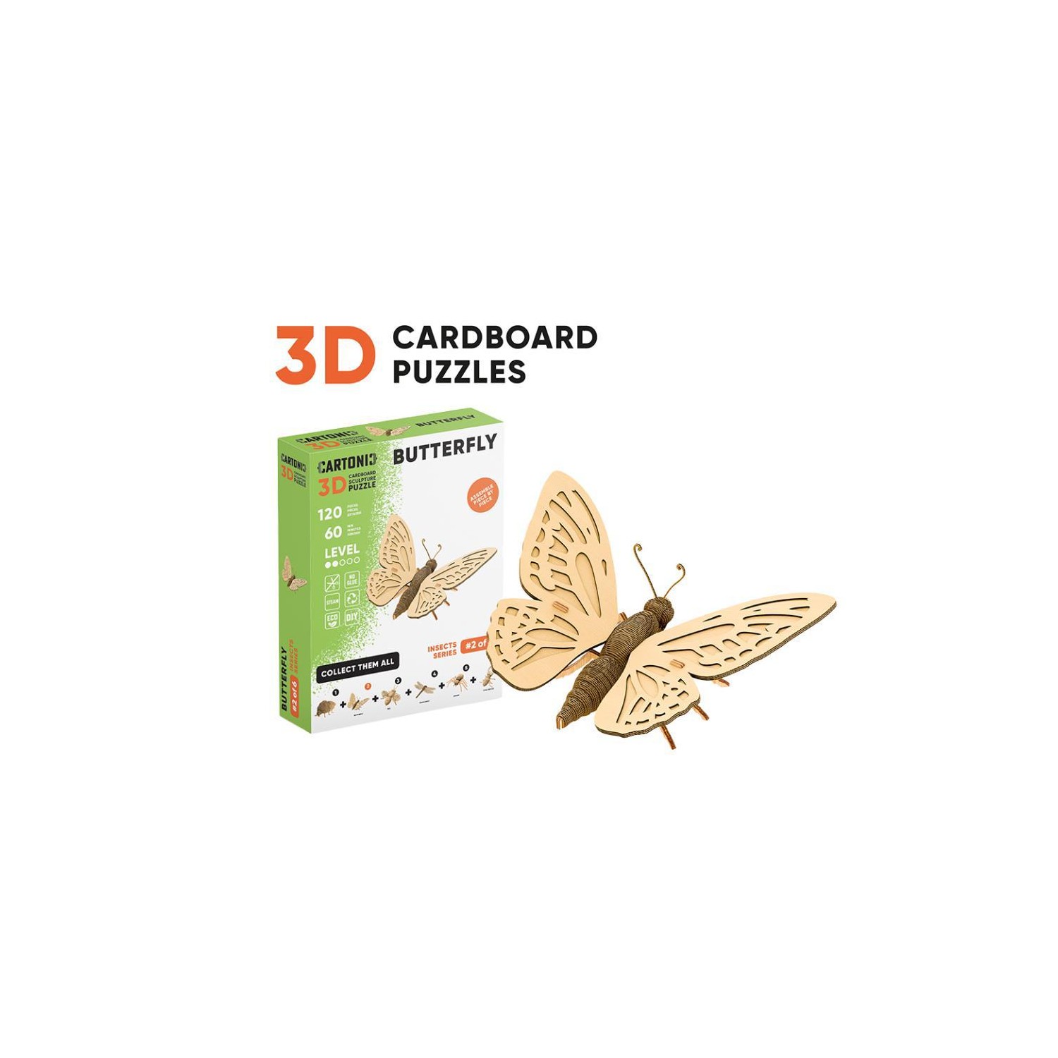 Puzle 3D Collectibles BUTTERFLY