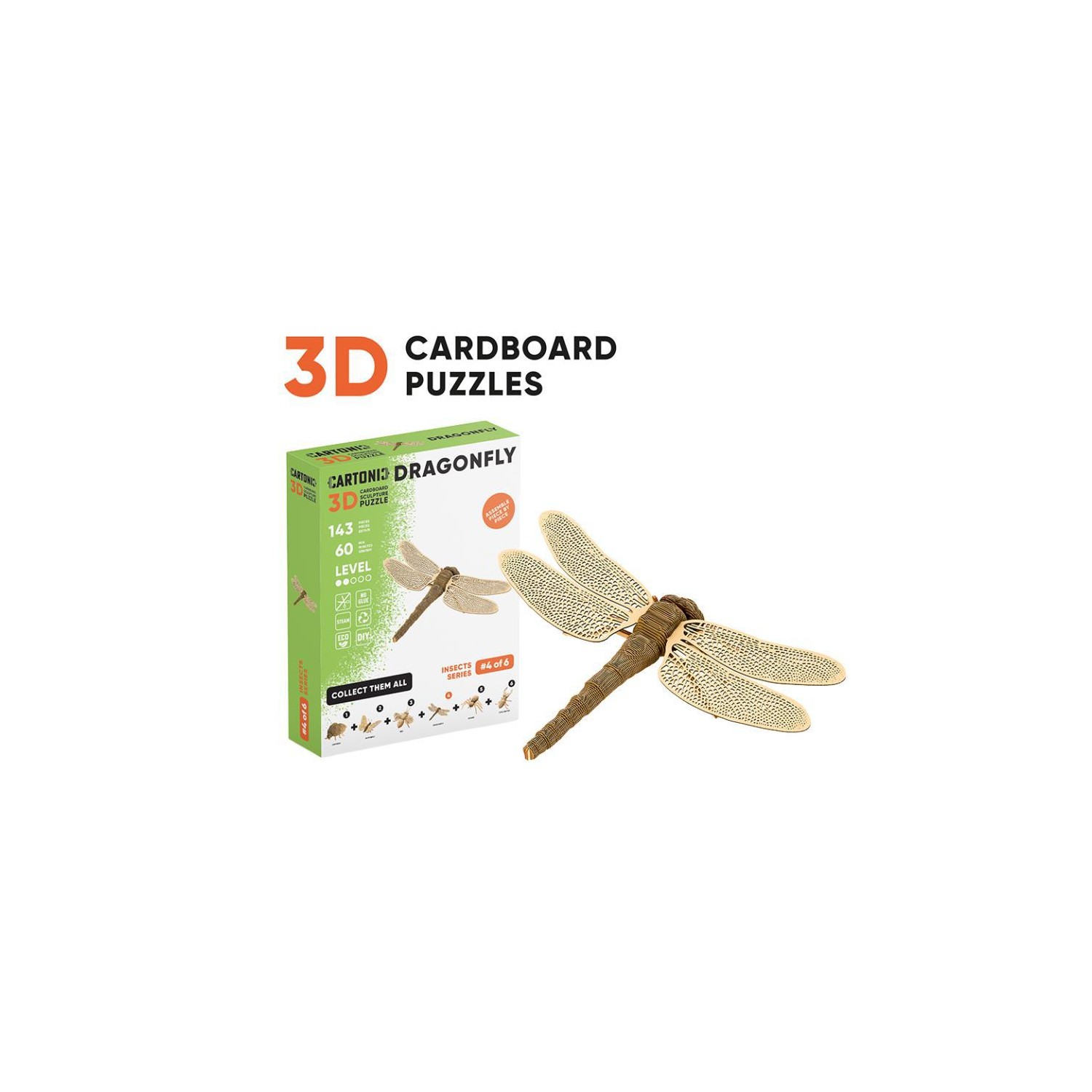 Puzle 3D Collectibles DRAGONFLY