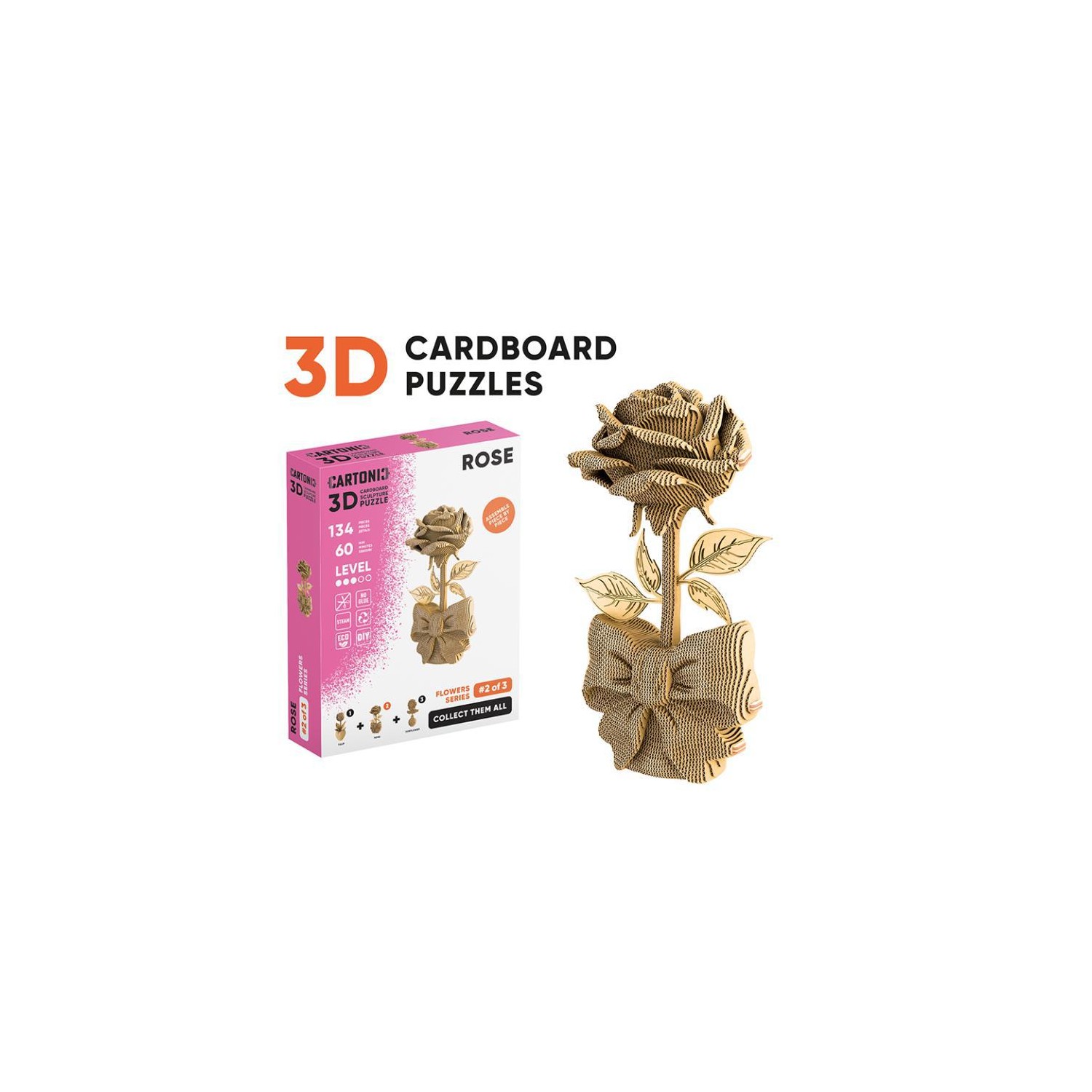 Puzle 3D Collectibles ROSE