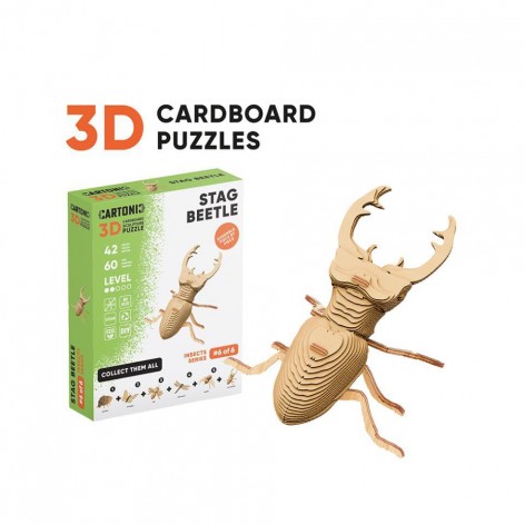 Puzle 3D Collectibles STAG BEETLE