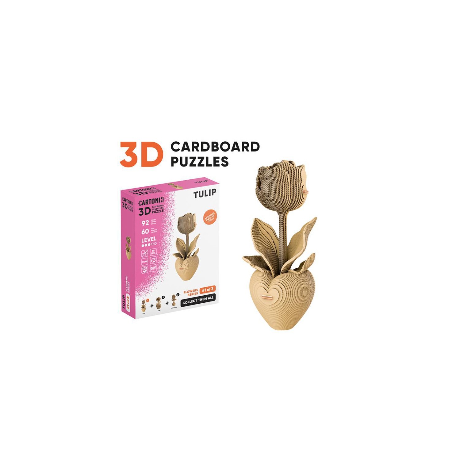 Puzle 3D Collectibles TULIP