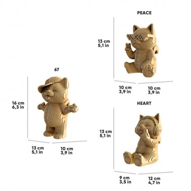 Puzle 3D Trio FUN KITTENS