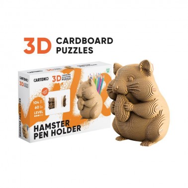Puzle 3D Lapicero HAMSTER