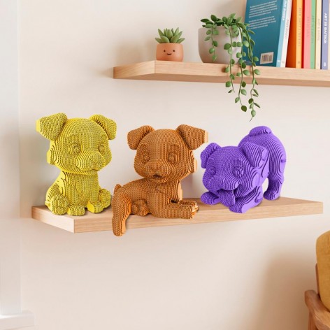 Puzle 3D Trio HAPPY PUPPIES