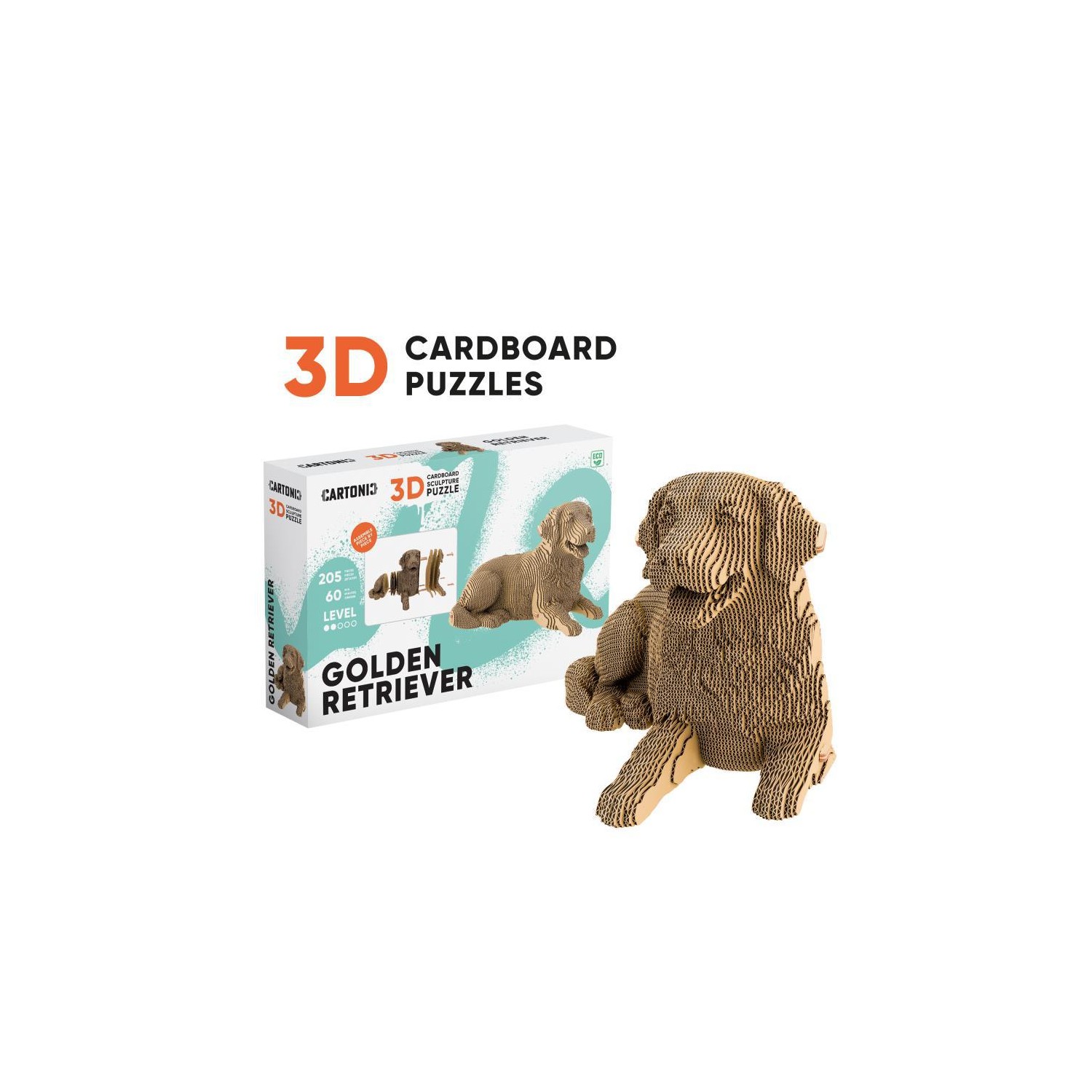 Puzle 3D Animals GOLDEN RETRIEVER