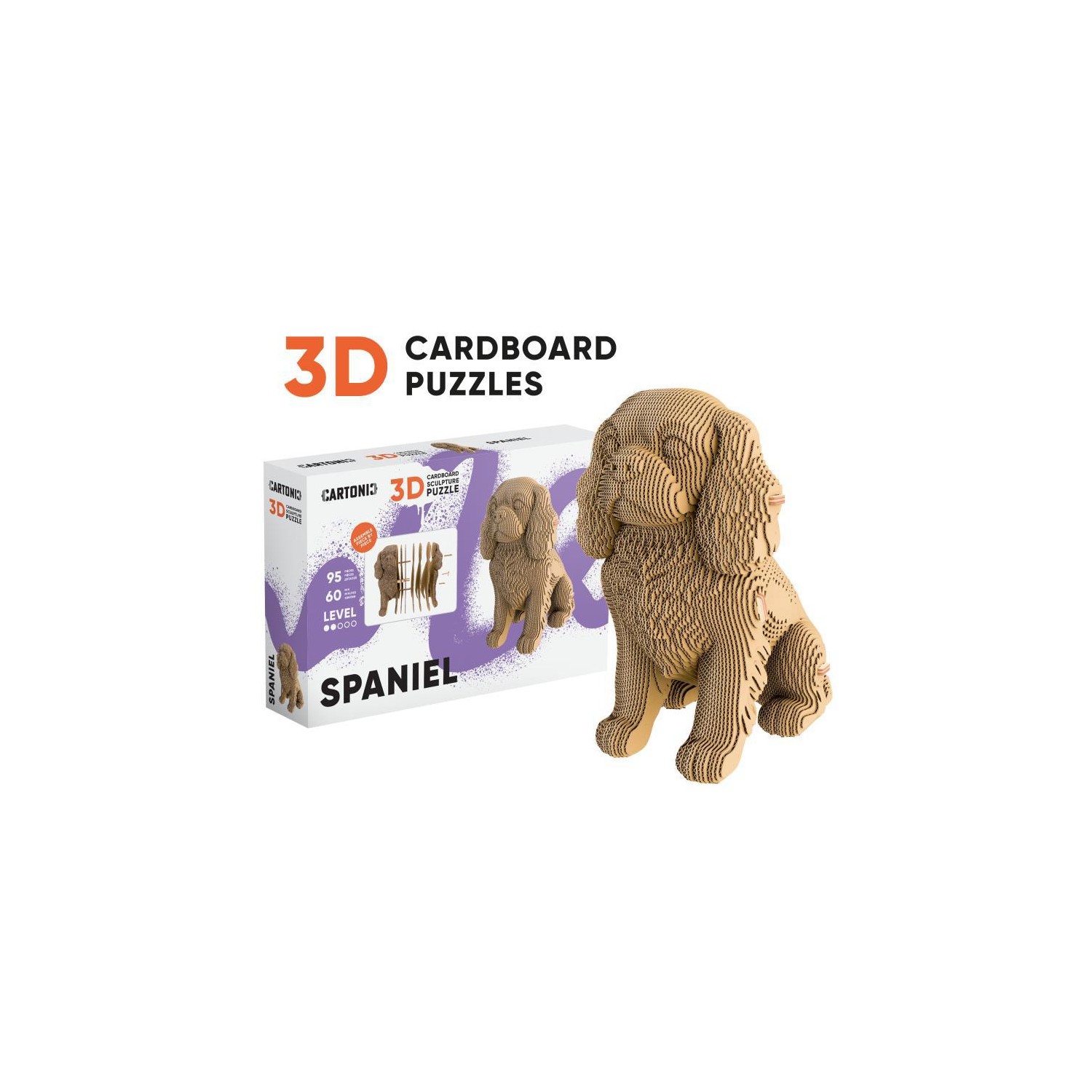Puzle 3D Animals SPANIEL