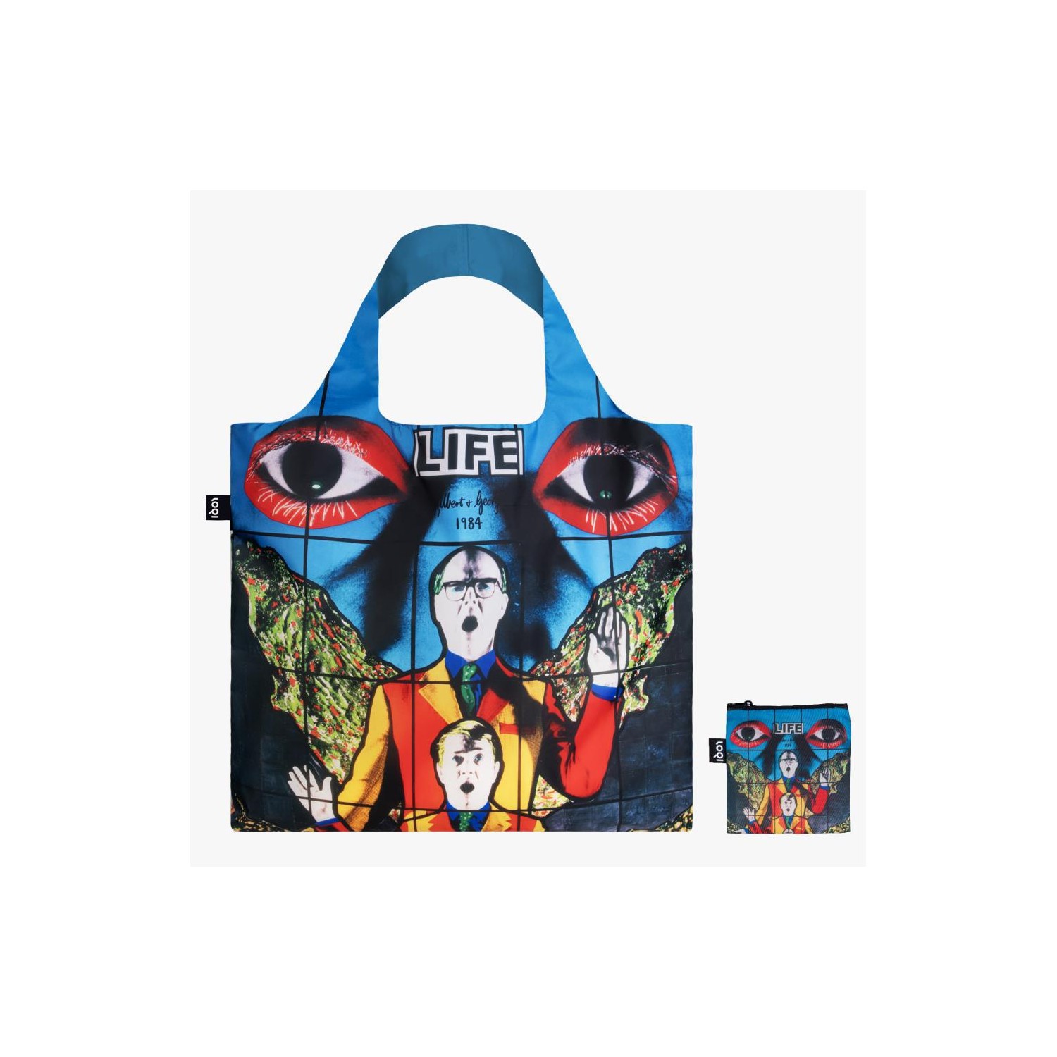 Bolsa Loqi GILBERT & GEORG Death  Hope  Life  Fear