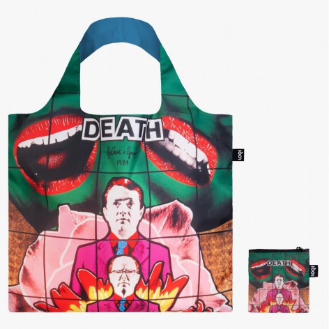 Bolsa Loqi GILBERT & GEORG Death  Hope  Life  Fear