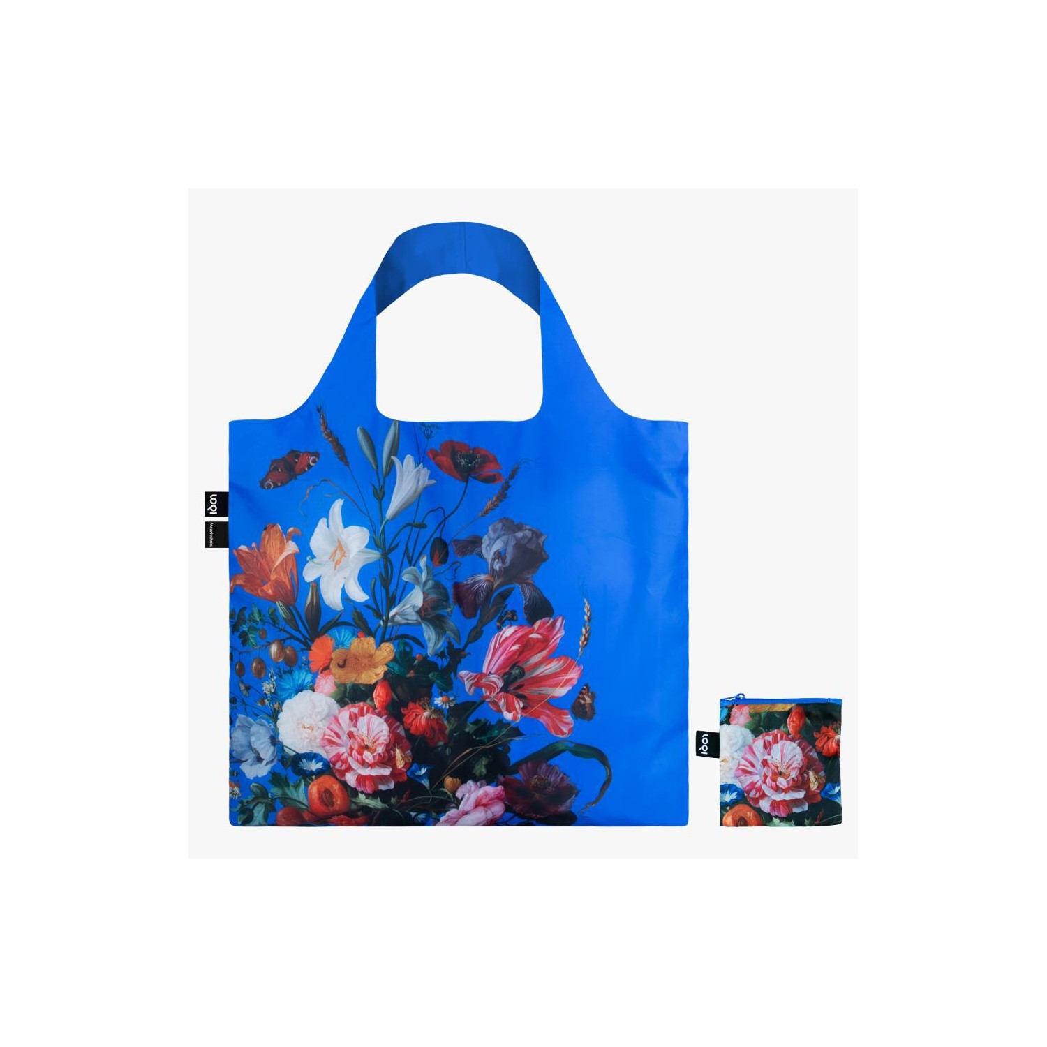 Bolsa Loqi DAVIDSZ DE HEEM  Vase of Flowers Recycl