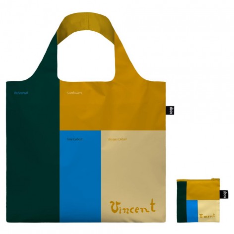 Bolsa Loqi VAN GOGH  Sunflowers Recycled