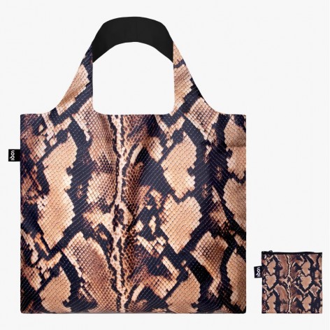 Bolsa Loqi SNAKE Brown Recycled
