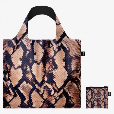 Bolsa Loqi SNAKE Brown Recycled