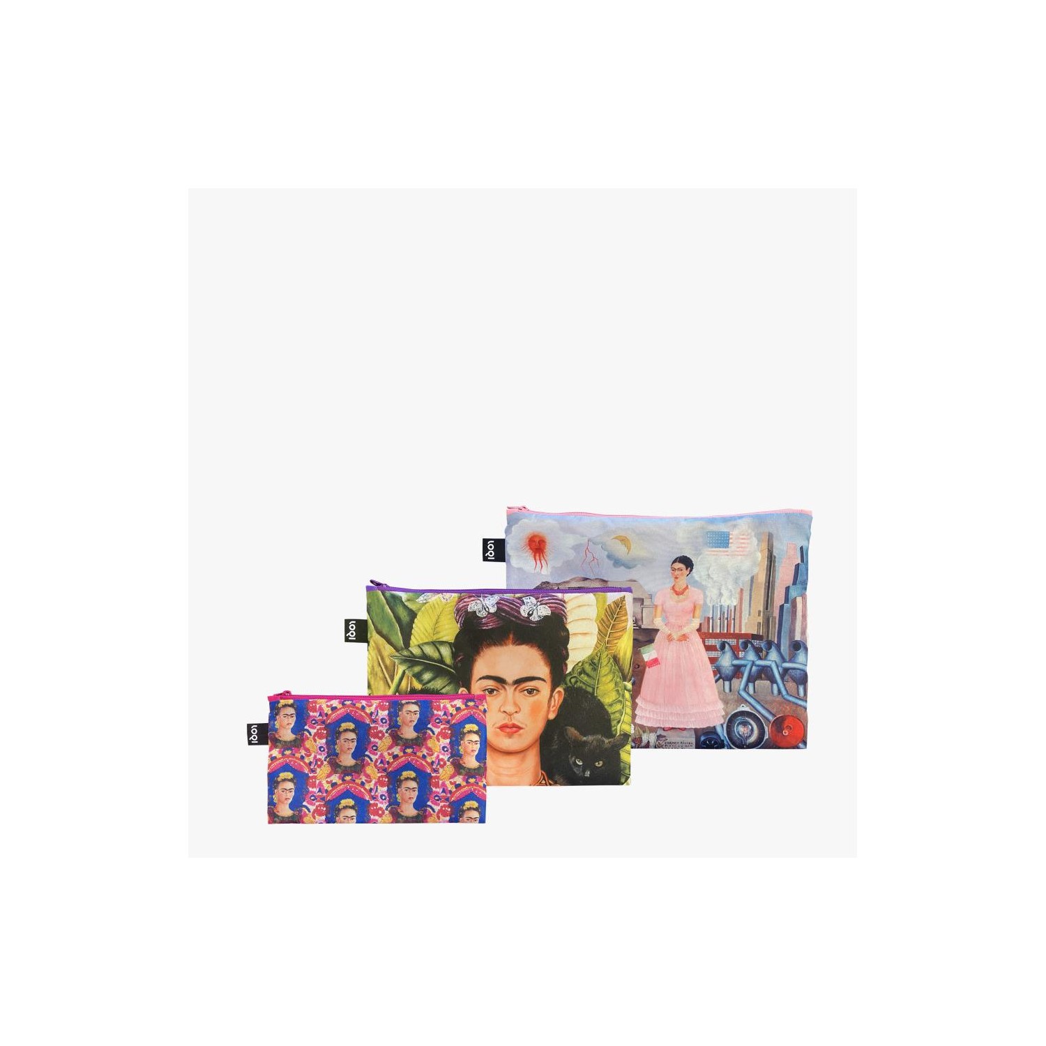 Set Neceseres Loqi FRIDA KAHLO Recycled