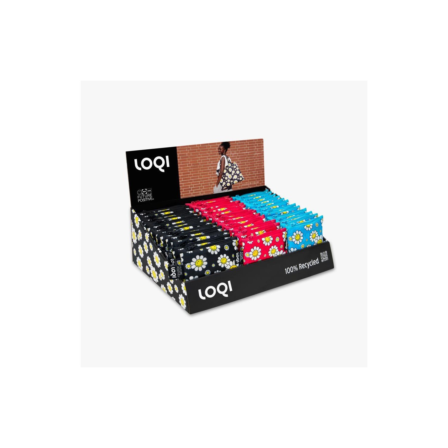 Display Box Loqi Smiley 36 Bolsas