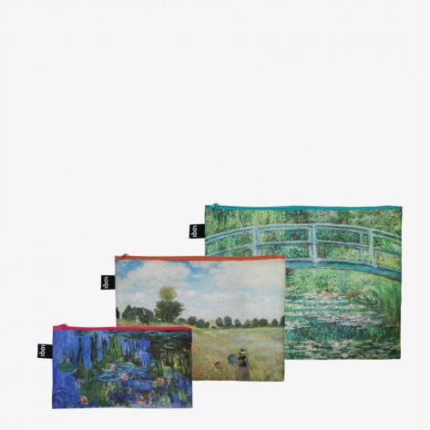 Set Neceseres Loqi CALUDE MONET Recycled