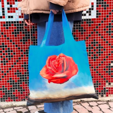 Bolsa Loqi Salvador Dali La Rosa Recycled