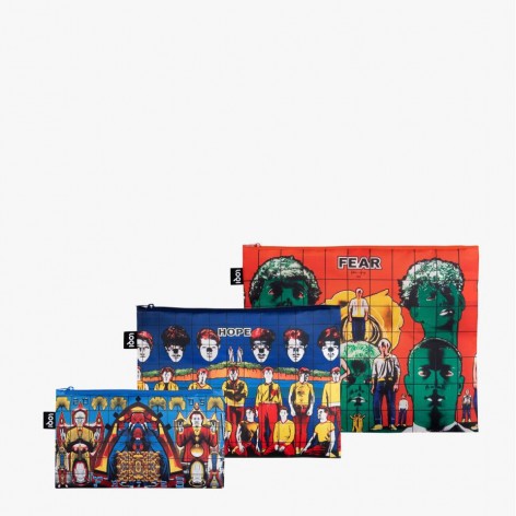 Set Neceseres Loqi GILBERT & GEORGE  Recycled