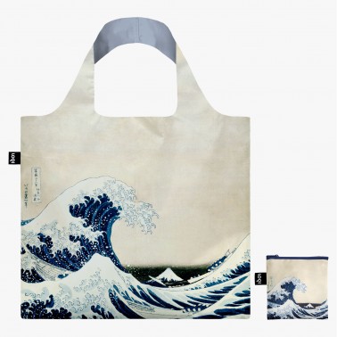 Bolsa Loqi Hokusai The Great Wave Recycled