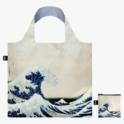 Bolsa Loqi Hokusai The Great Wave Recycled