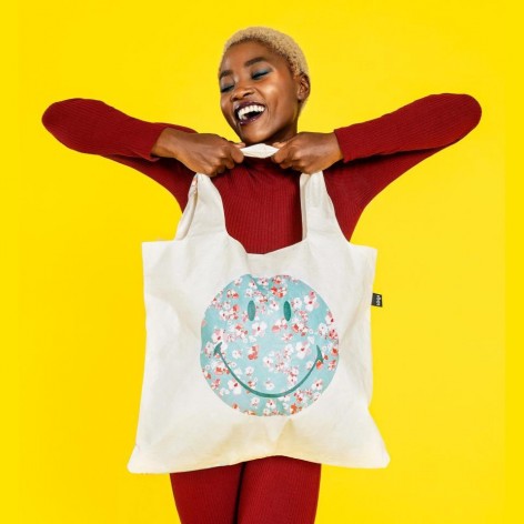 Bolsa Loqi Smiley Tyvek Blossom