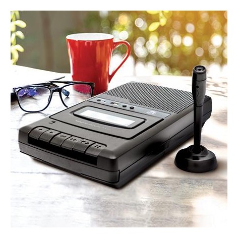 Crs132 Usb Cassette Recorder With External Microph