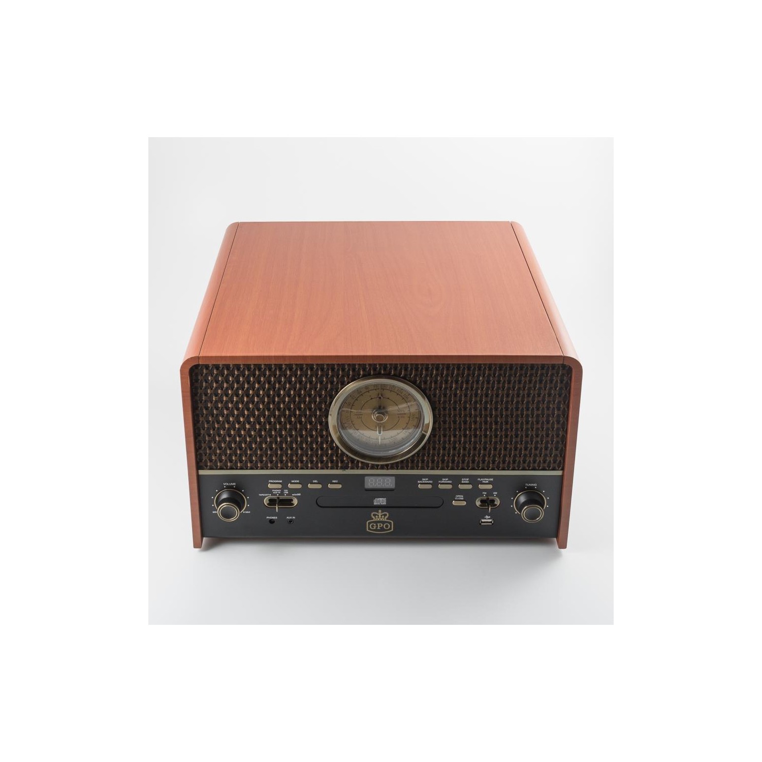 Tocadiscos GPO Piccadilly Retro con Bluetooth y Altavoces externos