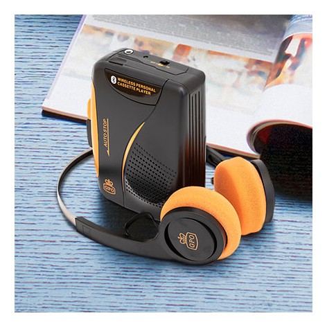 Personal Cassette Player With Bluetooth Black