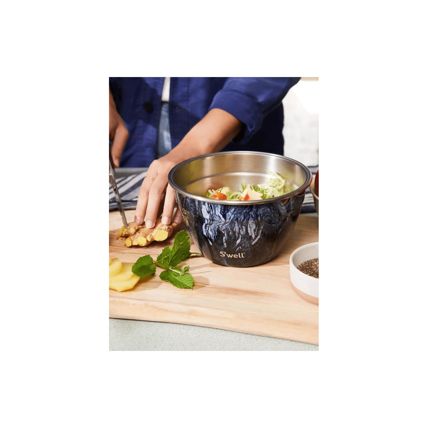 S'well Pyrite Salad Bowl Kit 1.9L