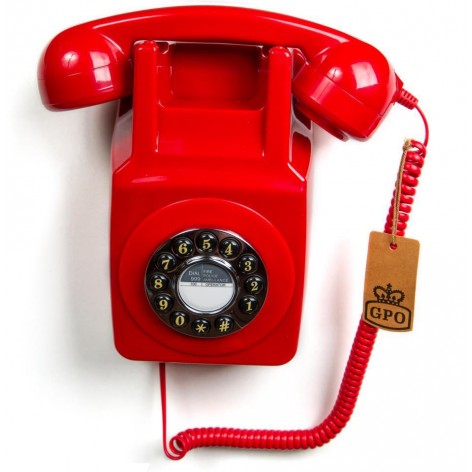 Teléfono de Pared Gpo 746 Rojo
