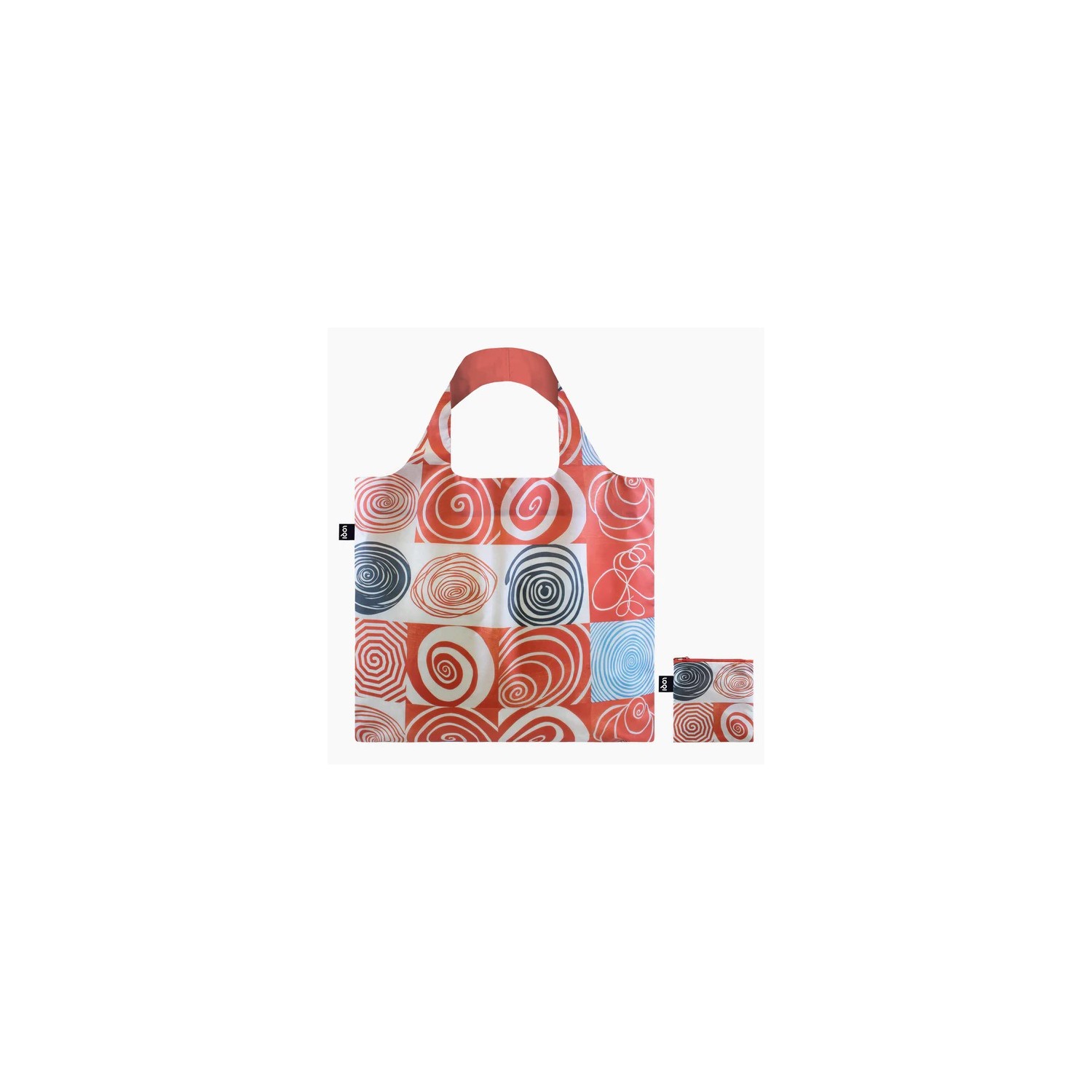 LOQI Tote Bag - Louise Bourgeois - Spirals Black