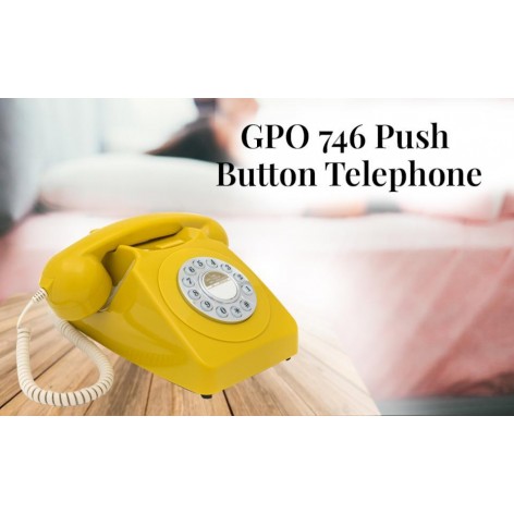 Gpo 746 Push Button Mustard