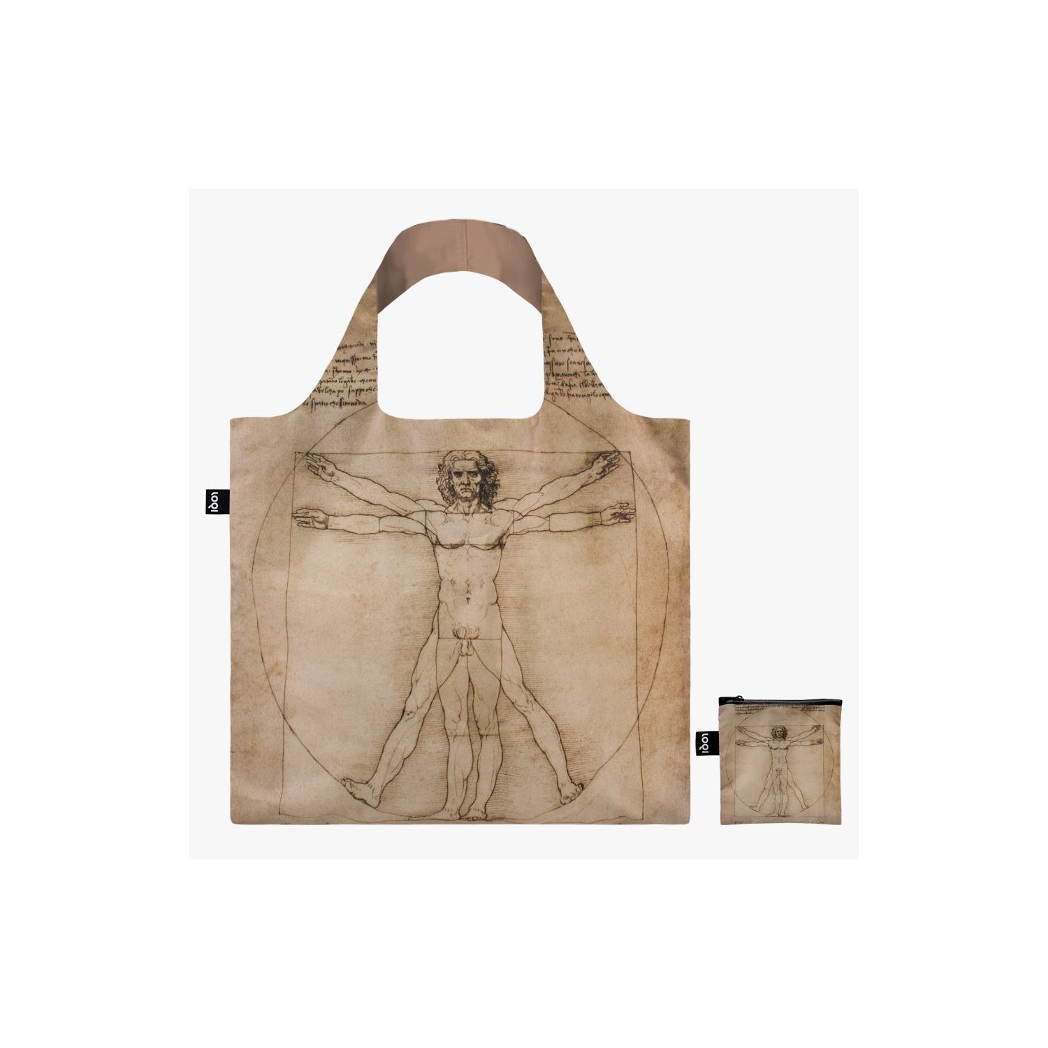 The Vitruvian Man Recycled Bag - LOQI GmbH