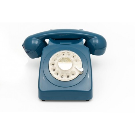 Teléfono Gpo 746 Rotary Azul