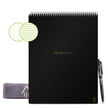 Cuaderno Rocketbook Letter A4 Flip Negro