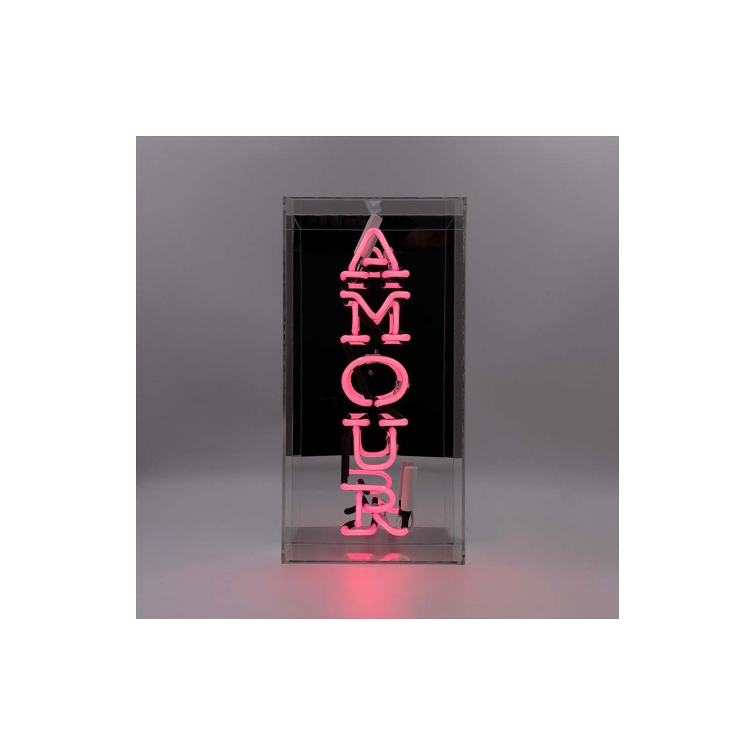 Acrylic Box Neon - Amour