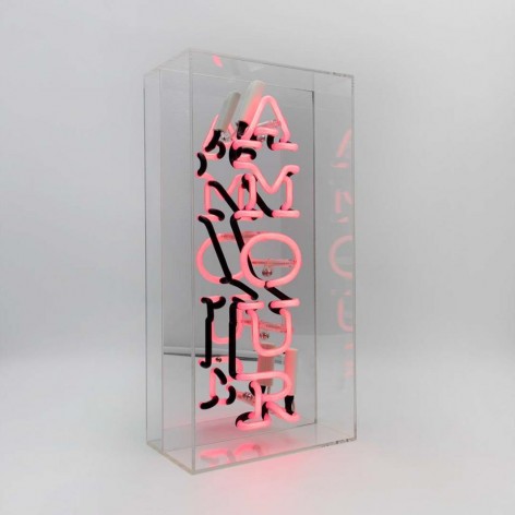 Acrylic Box Neon - Amour