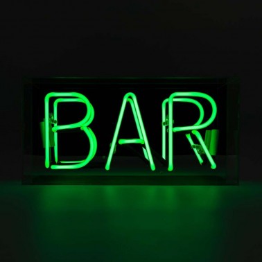 Acrylic Box Neon - Bar Green