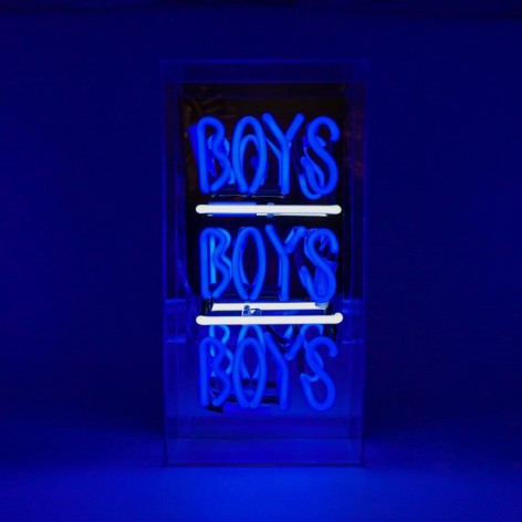 Acrylic Box Neon - Boys Boys Boys