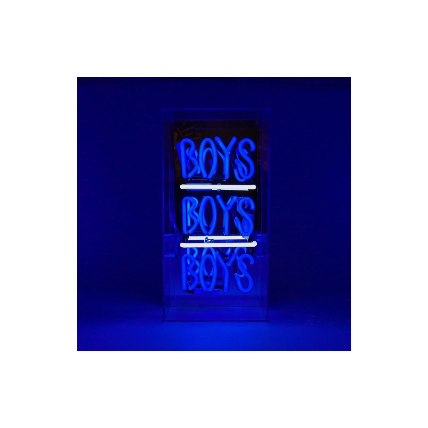 Acrylic Box Neon - Boys Boys Boys