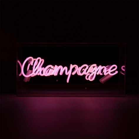 Acrylic Box Neon - Champagne